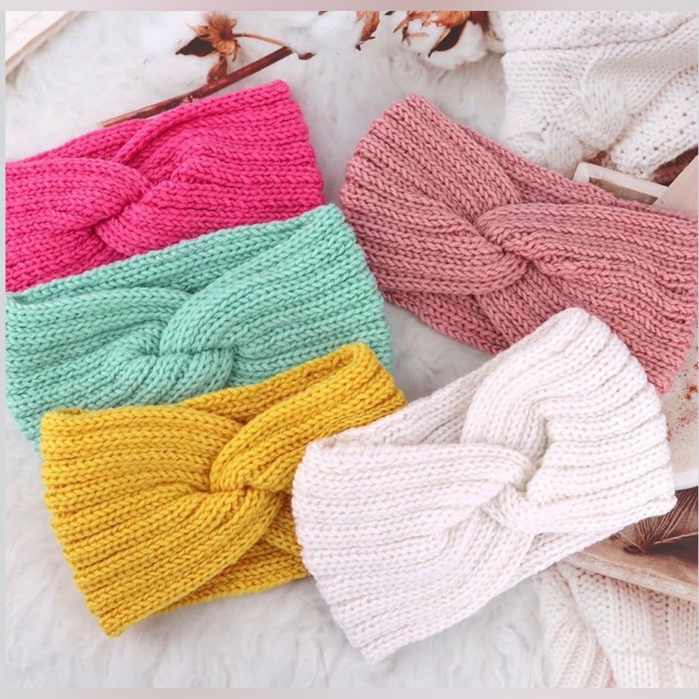 Handmade Knit Twist Ear Warmer Headband (NEW)